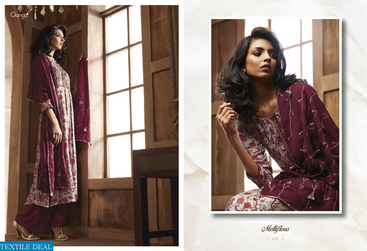 Ganga Melliflous Wholesale Causal Salwar suits